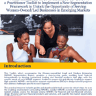 What Enables Her Business to Grow: WSME Segmentation Toolkit