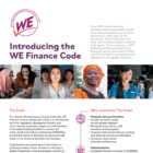 WE Finance Code Brochure